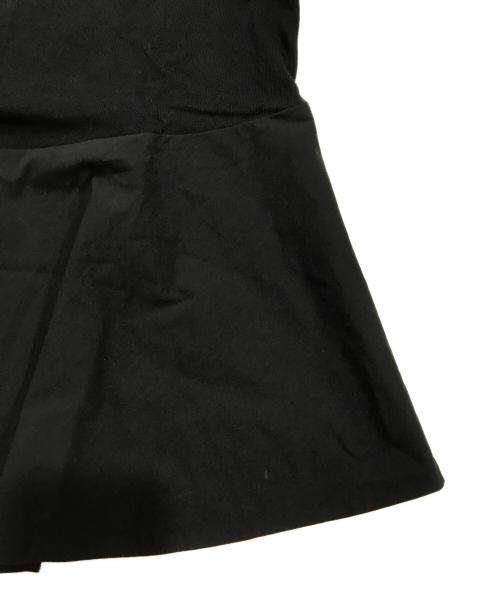 ELENDEEK（エレンディーク）ELENDEEK (エレンディーク) ペプラムカットソー ブラック サイズ:freeの古着・服飾アイテム