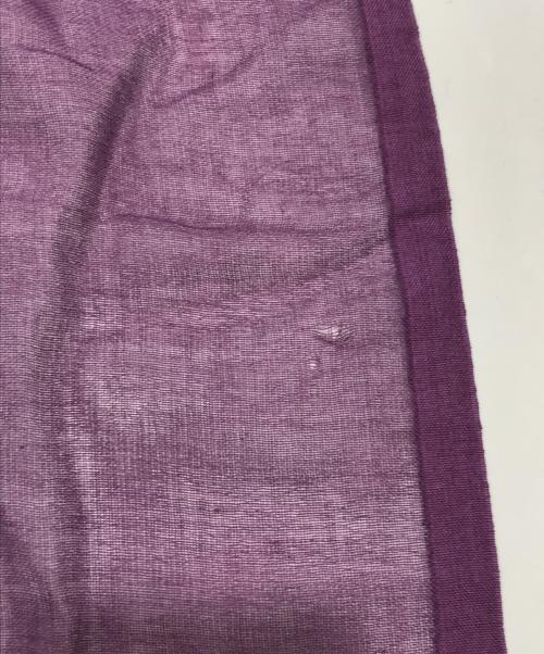 MaxMara（マックスマーラ）MaxMara (マックスマーラ) コットン大判ストール パープルの古着・服飾アイテム