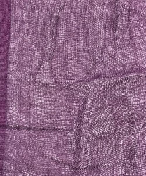 MaxMara（マックスマーラ）MaxMara (マックスマーラ) コットン大判ストール パープルの古着・服飾アイテム