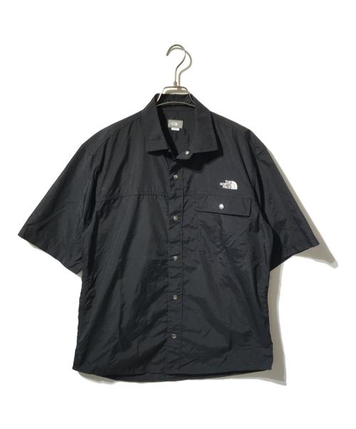 THE NORTH FACE（ザ ノース フェイス）THE NORTH FACE (ザ ノース フェイス) ショートスリーブヌプシシャツ ブラック サイズ:Lの古着・服飾アイテム
