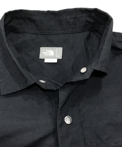 THE NORTH FACE（ザ ノース フェイス）THE NORTH FACE (ザ ノース フェイス) ショートスリーブヌプシシャツ ブラック サイズ:Lの古着・服飾アイテム