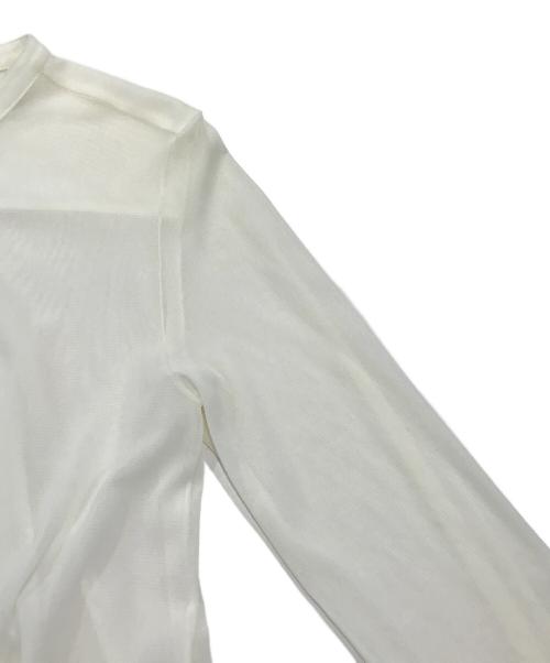 VIVIENNE TAM（ヴィヴィアンタム）VIVIENNE TAM (ヴィヴィアンタム) 長袖ブラウス ベージュ サイズ:０の古着・服飾アイテム