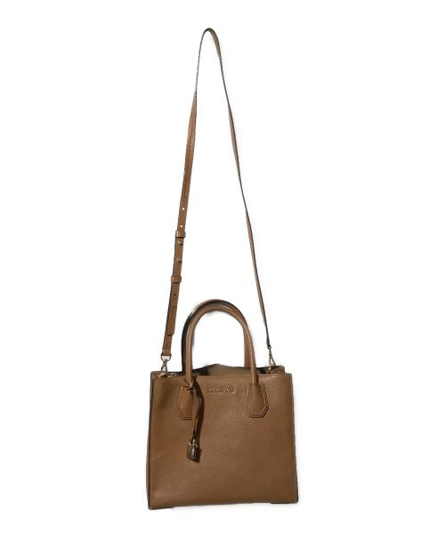 MICHAEL KORS（マイケルコース）MICHAEL KORS (マイケルコース) MERCER MEDIUM TOTE/2WAYバッグ ブラウンの古着・服飾アイテム