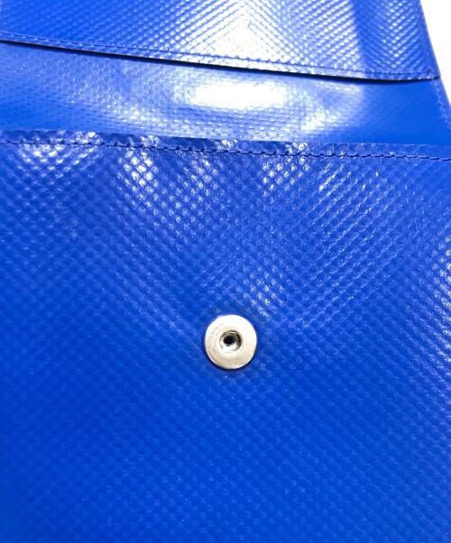 MARNI（マルニ）MARNI (マルニ) PVC ネックストラップバッグ ブルー×ブラウンの古着・服飾アイテム