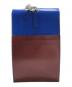 MARNI (マルニ) PVC ネックストラップバッグ ブルー×ブラウン：12000円