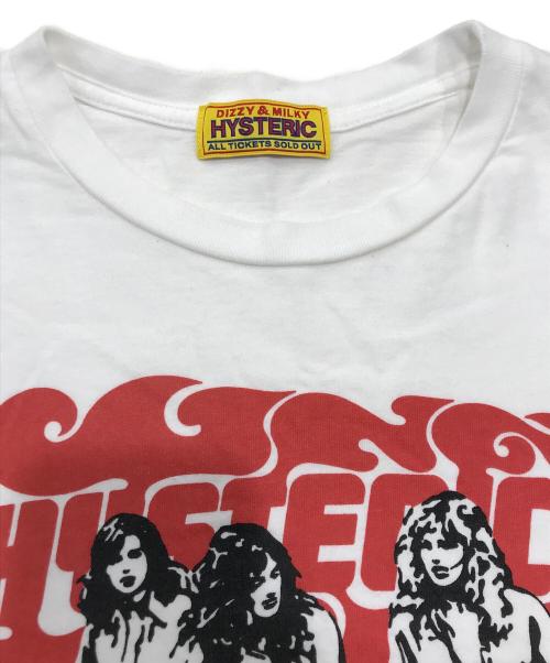 Hysteric Glamour（ヒステリックグラマー）Hysteric Glamour (ヒステリックグラマー) HIT THE ROAD チビTシャツ ホワイト サイズ:freeの古着・服飾アイテム