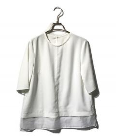 中古・古着通販】YORI (ヨリ) ホイップカラーブラウス/ビックカラー