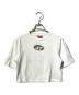 DIESEL（ディーゼル）の古着「センターロゴクロップドTシャツ」｜ホワイト