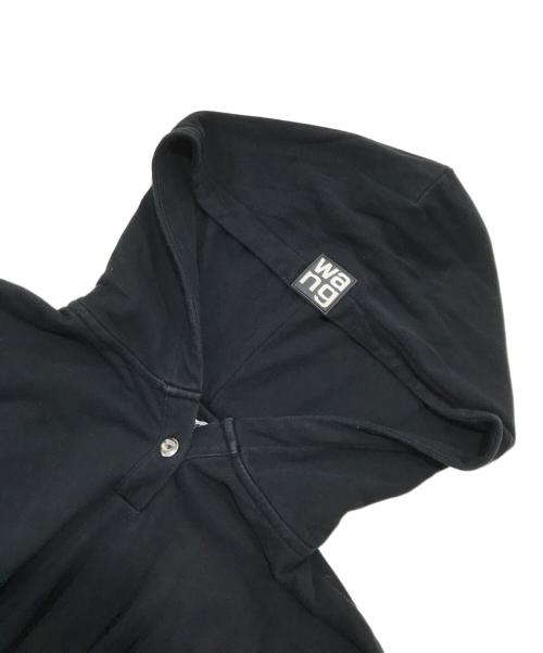 ALEXANDER WANG（アレキサンダー・ワン）ALEXANDER WANG (アレキサンダー・ワン) ウエストマークパーカーワンピース/長袖ワンピース ブラック サイズ:Sの古着・服飾アイテム