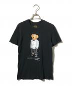 POLO RALPH LAURENポロ・ラルフローレン）の古着「ポロベアプリントTシャツ/半袖Tシャツ」｜ブラック