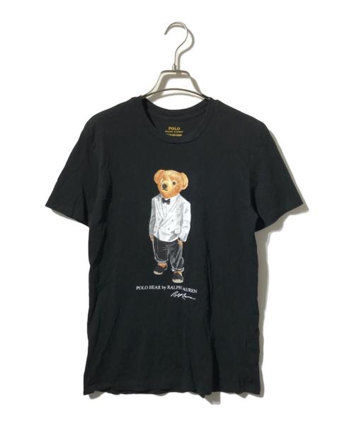 POLO RALPH LAUREN（ポロ・ラルフローレン）POLO RALPH LAUREN (ポロ・ラルフローレン) ポロベアプリントTシャツ/半袖Tシャツ ブラック サイズ:XSの古着・服飾アイテム