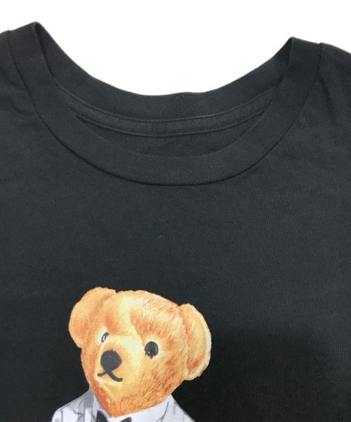 POLO RALPH LAUREN（ポロ・ラルフローレン）POLO RALPH LAUREN (ポロ・ラルフローレン) ポロベアプリントTシャツ/半袖Tシャツ ブラック サイズ:XSの古着・服飾アイテム