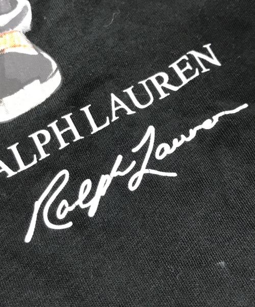 POLO RALPH LAUREN（ポロ・ラルフローレン）POLO RALPH LAUREN (ポロ・ラルフローレン) ポロベアプリントTシャツ/半袖Tシャツ ブラック サイズ:XSの古着・服飾アイテム