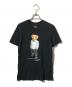 POLO RALPH LAUREN（ポロ・ラルフローレン）の古着「ポロベアプリントTシャツ/半袖Tシャツ」｜ブラック