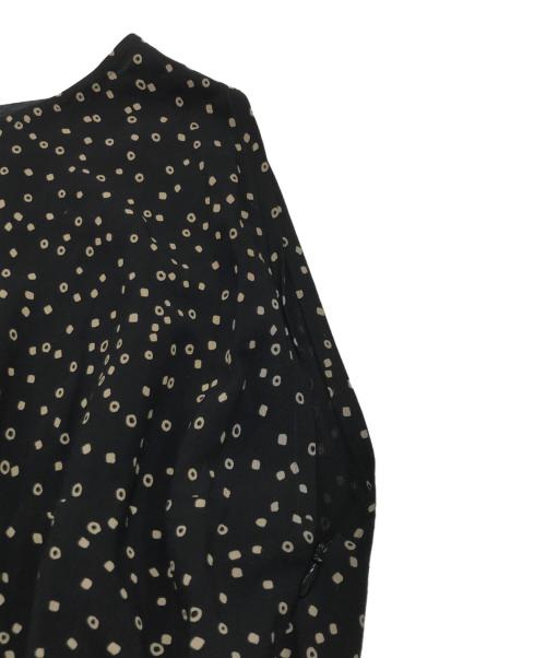 LIMI feu（リミフゥ）LIMI feu (リミフゥ) ドットノースリーブワンピース ブラック サイズ:Sの古着・服飾アイテム