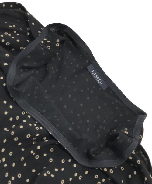 LIMI feu（リミフゥ）LIMI feu (リミフゥ) ドットノースリーブワンピース ブラック サイズ:Sの古着・服飾アイテム