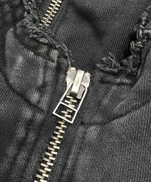 HARE（ハレ）HARE (ハレ) ショート丈ジップパーカー/フーディー グレー サイズ:Ｓの古着・服飾アイテム