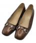 GUCCI（グッチ）の古着「ホースビットパンプス」｜ブラウン