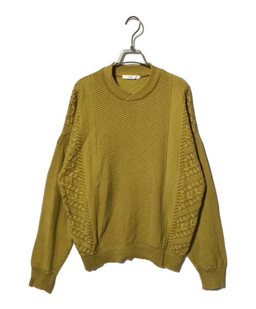 yashiki（ヤシキ）yashiki (ヤシキ) Hanadoki Knit イエロー サイズ:1の古着・服飾アイテム