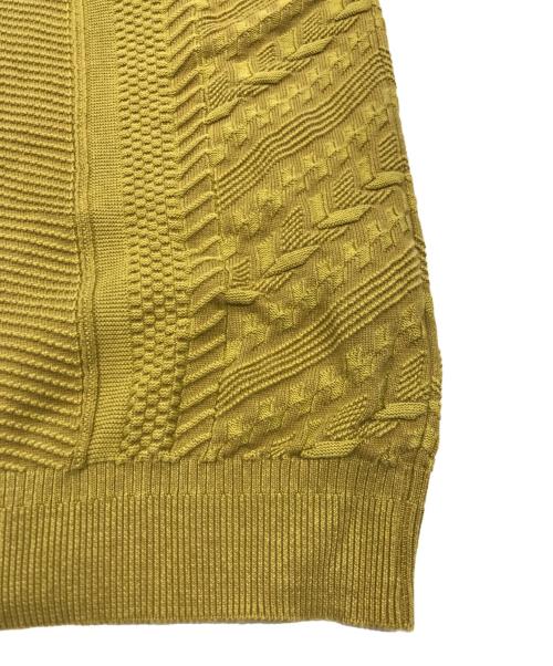 yashiki（ヤシキ）yashiki (ヤシキ) Hanadoki Knit イエロー サイズ:1の古着・服飾アイテム