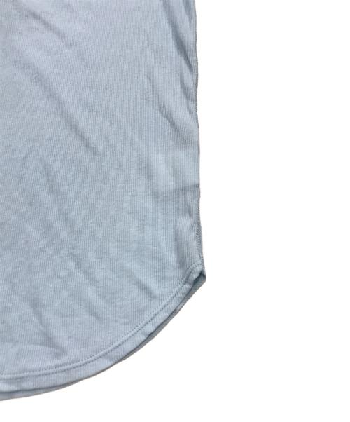 ETRE TOKYO（エトレトウキョウ）ETRE TOKYO (エトレトウキョウ) ヘンリーネックシアープルオーバー ブルー サイズ:Fの古着・服飾アイテム