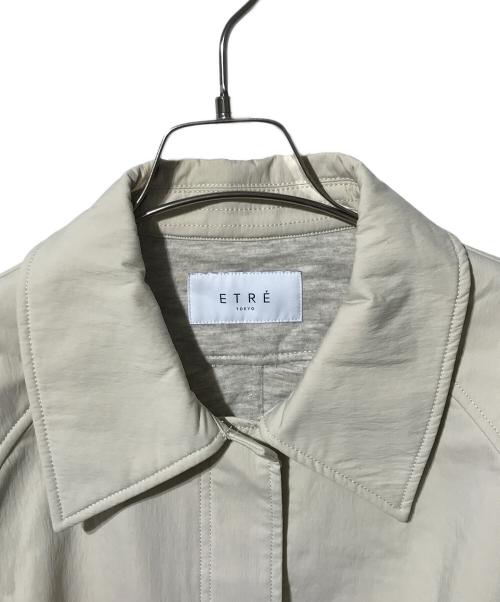 ETRE TOKYO（エトレトウキョウ）ETRE TOKYO (エトレトウキョウ) ステンカラーボンディングコート ベージュ サイズ:SIZE Mの古着・服飾アイテム