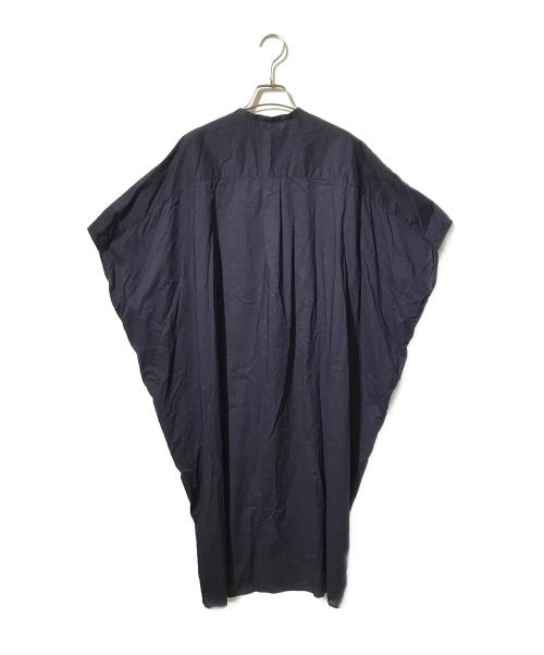 HUIS.（ハウス）HUIS. (ハウス) ゆるふわコットンコクーンワイドワンピース ネイビー サイズ:ＦＲＥＥの古着・服飾アイテム