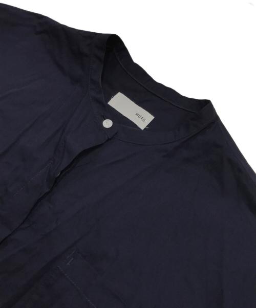 HUIS.（ハウス）HUIS. (ハウス) ゆるふわコットンコクーンワイドワンピース ネイビー サイズ:ＦＲＥＥの古着・服飾アイテム
