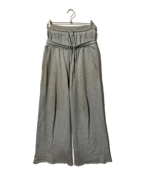 JOHN LAWRENCE SULLIVAN（ジョン ローレンス サリバン）JOHN LAWRENCE SULLIVAN (ジョン ローレンス サリバン) レイヤードスウェットパンツ グレー サイズ:Sの古着・服飾アイテム