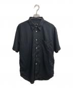 COMME des GARCONS HOMME DEUXコムデギャルソン オム ドゥ）の古着「製品染め半袖シャツ」｜ブラック