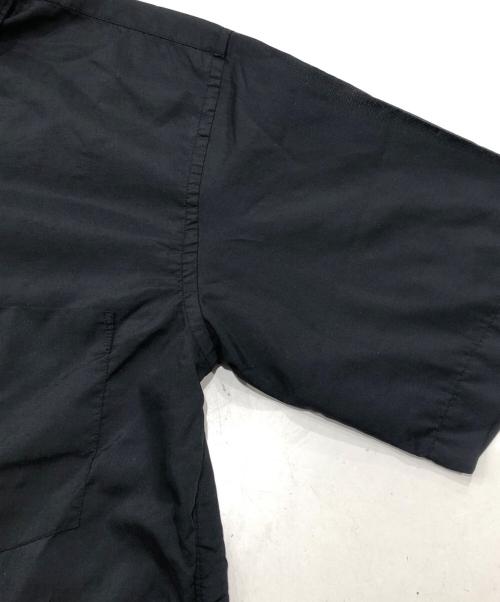 COMME des GARCONS HOMME DEUX（コムデギャルソン オム ドゥ）COMME des GARCONS HOMME DEUX (コムデギャルソン オム ドゥ) 製品染め半袖シャツ ブラック サイズ:Ｍの古着・服飾アイテム