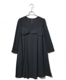 FOXEY NEWYORK（フォクシーニューヨーク）の古着「ブラウスワンピース」｜ブラック