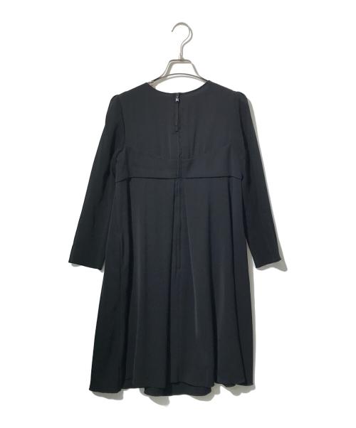 FOXEY NEWYORK（フォクシーニューヨーク）FOXEY NEWYORK (フォクシーニューヨーク) ブラウスワンピース ブラック サイズ:38の古着・服飾アイテム