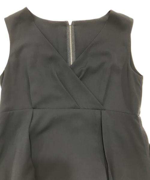 FOXEY NEWYORK（フォクシーニューヨーク）FOXEY NEWYORK (フォクシーニューヨーク) ノースリーブワンピース ネイビー サイズ:38の古着・服飾アイテム