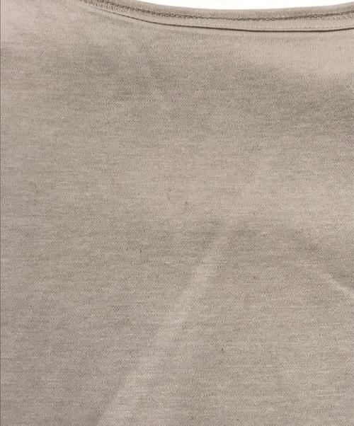 FOXEY NEWYORK（フォクシーニューヨーク）FOXEY NEWYORK (フォクシーニューヨーク) ノースリーブワンピース ベージュ サイズ:40の古着・服飾アイテム