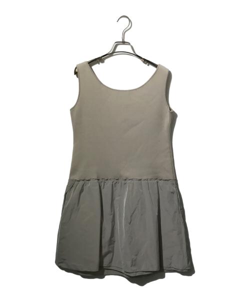 FOXEY（フォクシー）FOXEY (フォクシー) 切替ノースリーブニット ベージュ サイズ:42の古着・服飾アイテム