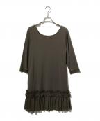 daisy lin for foxeyデイジーリン フォー フォクシー）の古着「裾フリルワンピース」｜ブラック