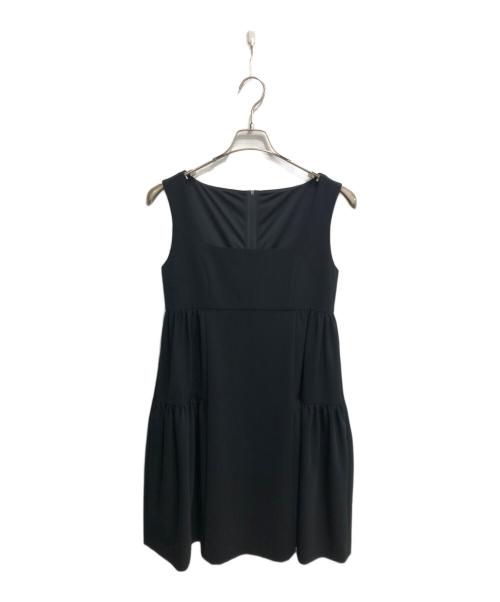 FOXEY NEWYORK（フォクシーニューヨーク）FOXEY NEWYORK (フォクシーニューヨーク) レディエンパイアワンピース ブラック サイズ:40の古着・服飾アイテム