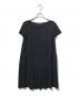 FOXEY NEWYORK（フォクシーニューヨーク）の古着「半袖ワンピース」｜ブラック