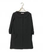 FOXEY NEWYORKフォクシーニューヨーク）の古着「ストレッチ８分袖ドレス」｜ブラック