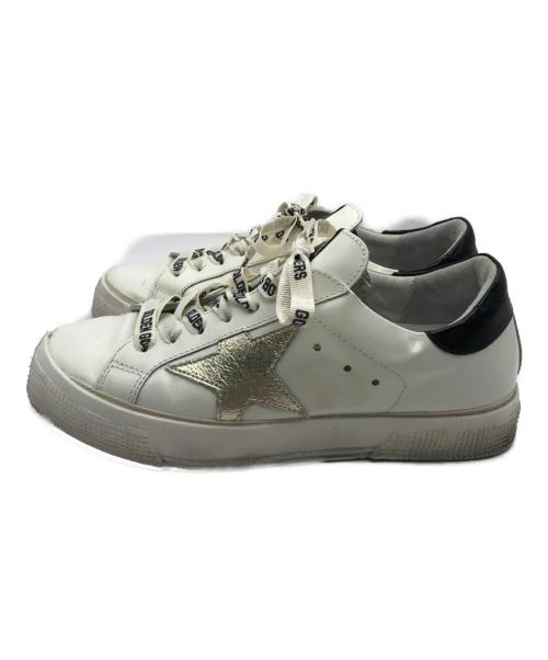 GOLDEN GOOSE（ゴールデングース）GOLDEN GOOSE (ゴールデングース) Super-Star Classic ホワイト×ブラック サイズ:35の古着・服飾アイテム