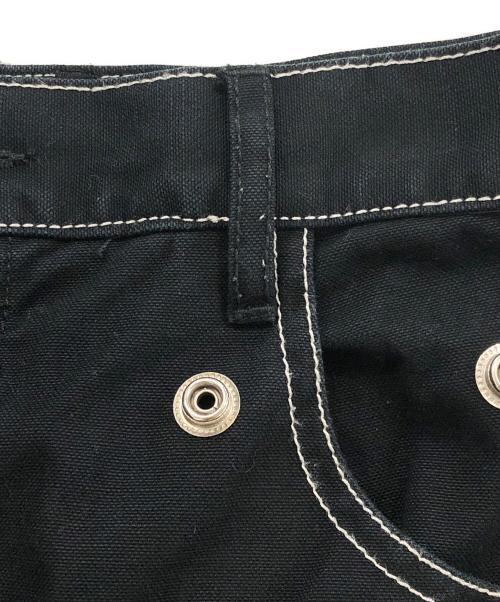 DIESEL（ディーゼル）DIESEL (ディーゼル) ディタッチャブルポケット付きAラインミニスカート ブラック サイズ:23の古着・服飾アイテム