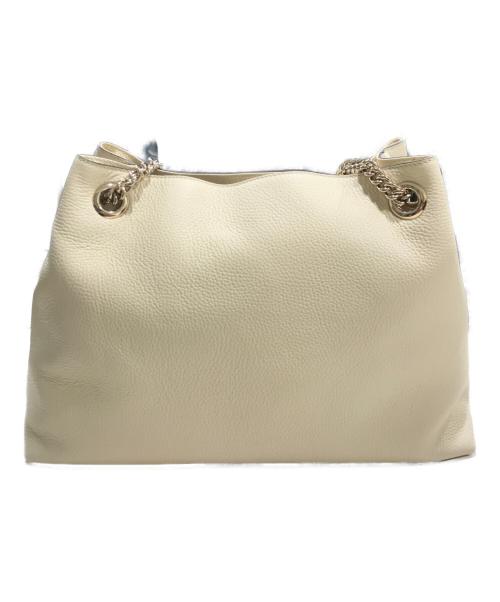 GUCCI（グッチ）GUCCI (グッチ) ソーホー インターロッキングG ショルダーバッグ/ アイボリーの古着・服飾アイテム