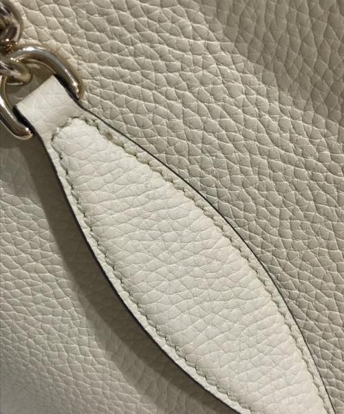 GUCCI（グッチ）GUCCI (グッチ) ソーホー インターロッキングG ショルダーバッグ/ アイボリーの古着・服飾アイテム