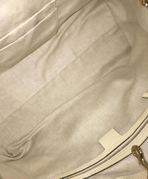 GUCCI（グッチ）GUCCI (グッチ) ソーホー インターロッキングG ショルダーバッグ/ アイボリーの古着・服飾アイテム