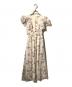 PROPORTION BODY DRESSING (プロポーションボディドレッシング) ラッフル袖花柄ワンピース ホワイト サイズ:PS：7000円