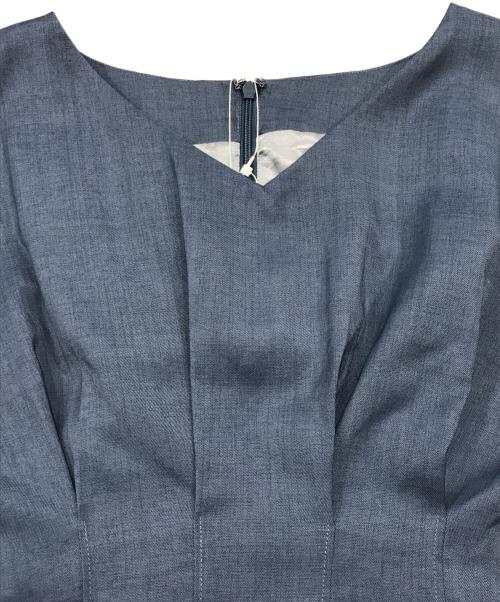 PROPORTION BODY DRESSING（プロポーションボディドレッシング）PROPORTION BODY DRESSING (プロポーションボディドレッシング) ウエストタックワンピース ブルー サイズ:PSの古着・服飾アイテム