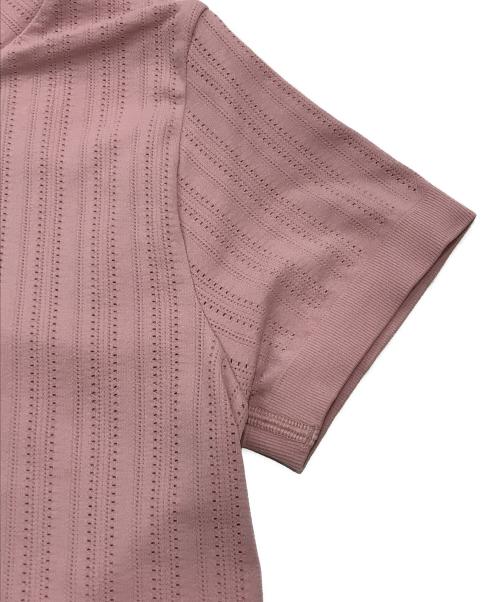 alo yoga（アローヨガ）alo yoga (アローヨガ) 半袖カットソー ピンク サイズ:sの古着・服飾アイテム