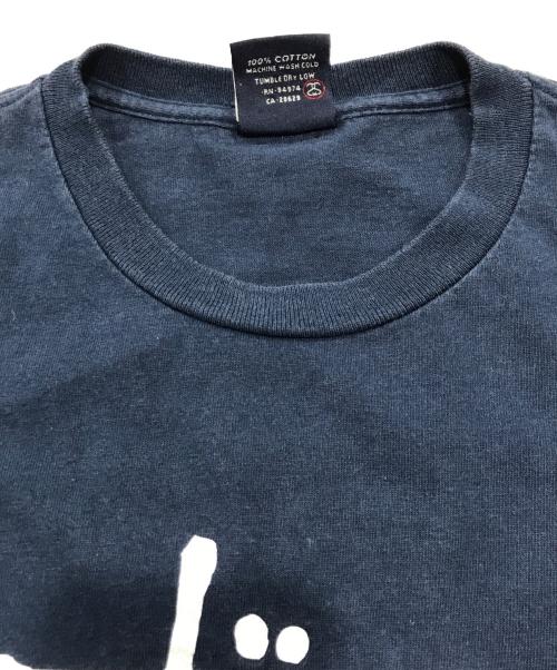 stussy（ステューシー）stussy (ステューシー) 90’S プリントTシャツ ネイビー サイズ:Ｍの古着・服飾アイテム