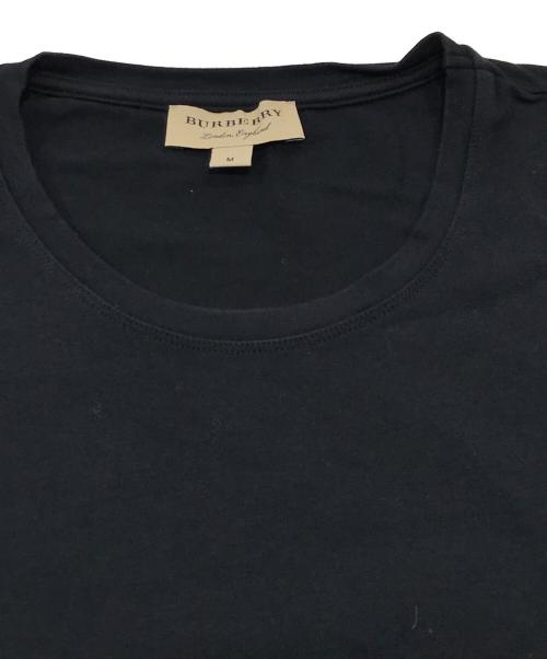 BURBERRY LONDON（バーバリーロンドン）BURBERRY LONDON (バーバリーロンドン) パフスリーブカットソー ブラック サイズ:Mの古着・服飾アイテム